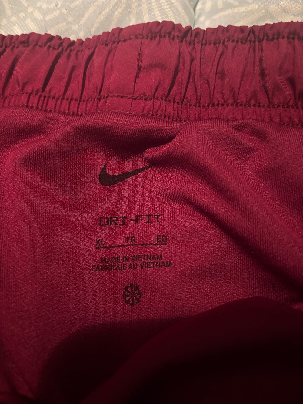 Nike Women's Maroon FSU Running Shorts with White Piping - Picture 3 of 5